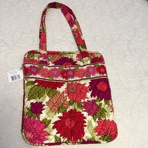 Vera Bradley Hello Dahlia Perfect Wine Tote